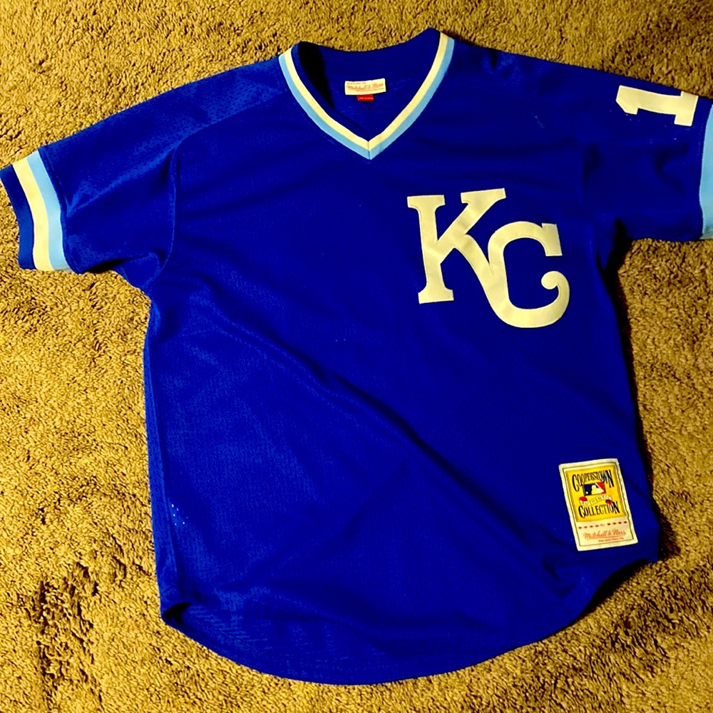 Bo Jackson Kansas City Royals Mitchell and Ness large baseball jersey
